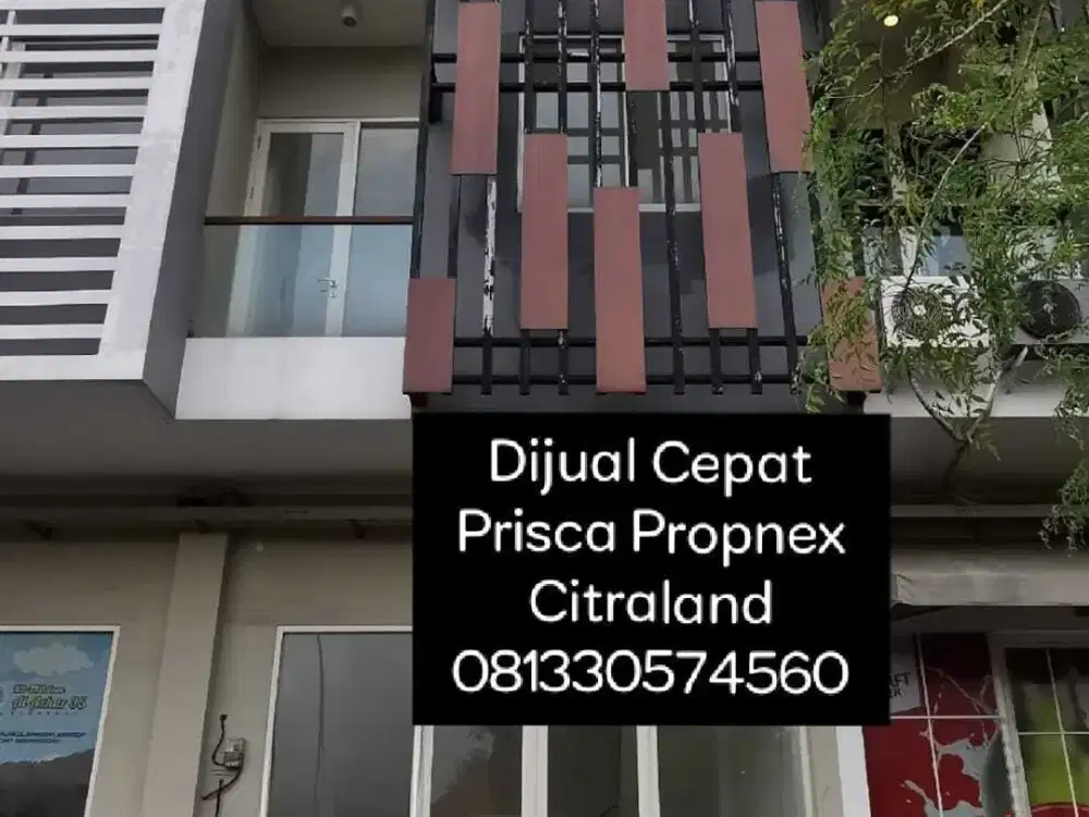 Dijual Cepat Ruko Citraland Palma Galeria   Ruko Terdepan di Citraland