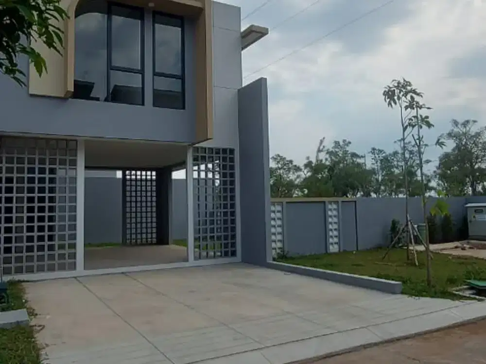 Rumah tinggal hoek dengan konsep rumah tumbuh, Podomoro Park Bandung