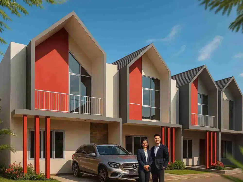 Rumah Cantik 2 Lantai Posisi Pojok Depan Cluster – Malang Timur