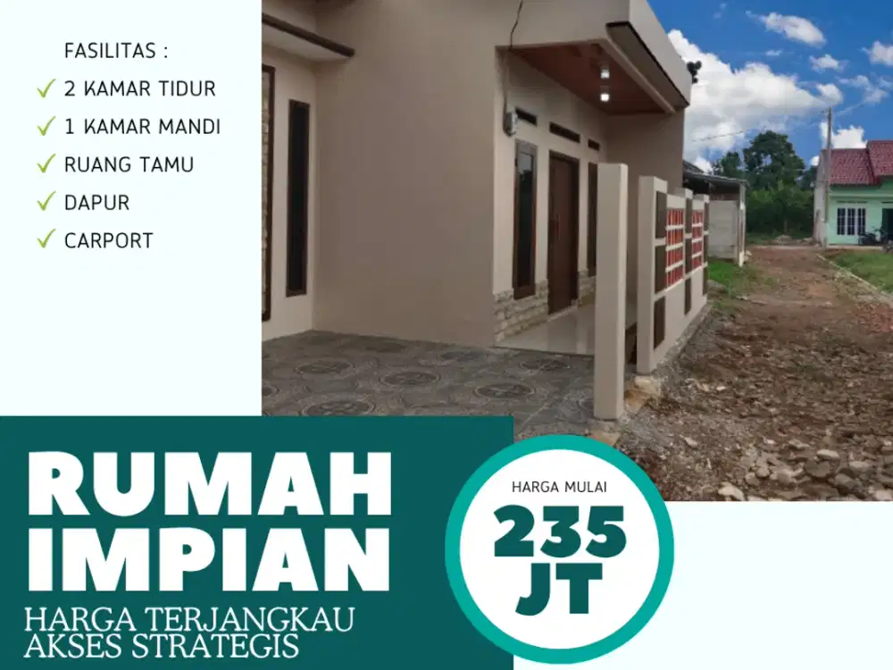 Cluster cantik 2 kamar akses strategis 10 menit dari stasiun 235jutaan