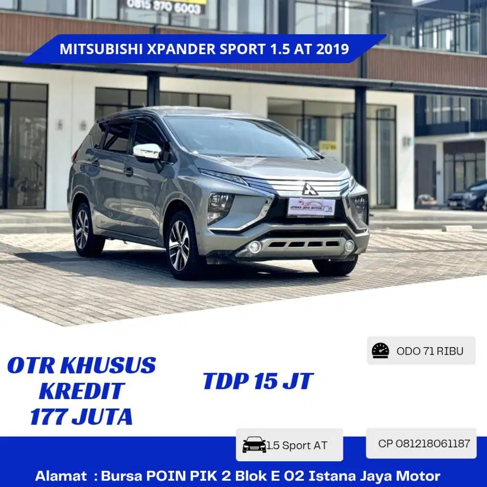 DP 15JT Mitsubishi Xpander Sport 1.5 AT 2019