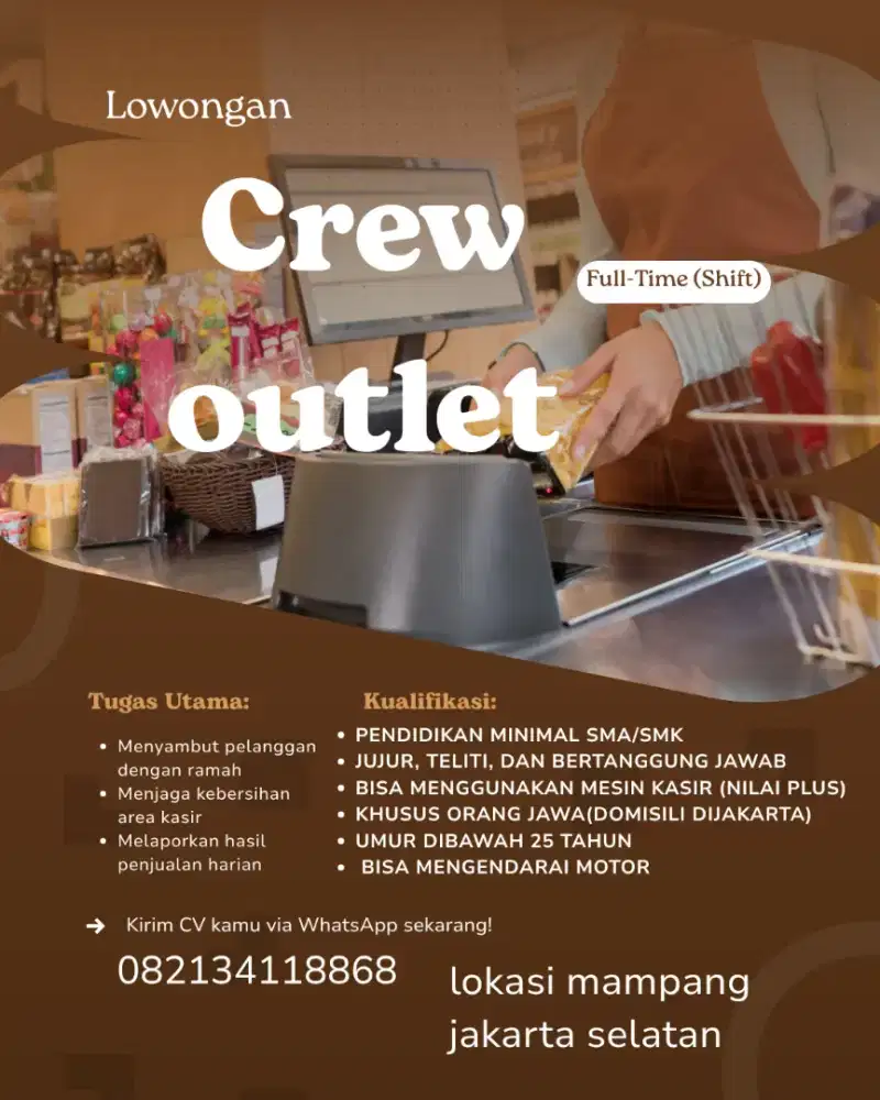Loker khusus Orang Jawa(yg berdomisili di jakarta)