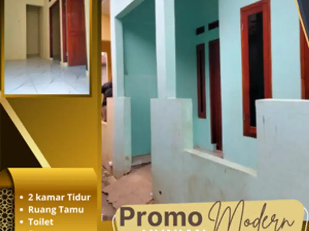 RUMAH 2 KAMAR SIAP HUNI AKSES DEKAT STASIUN KRL HANYA 165 JUTA