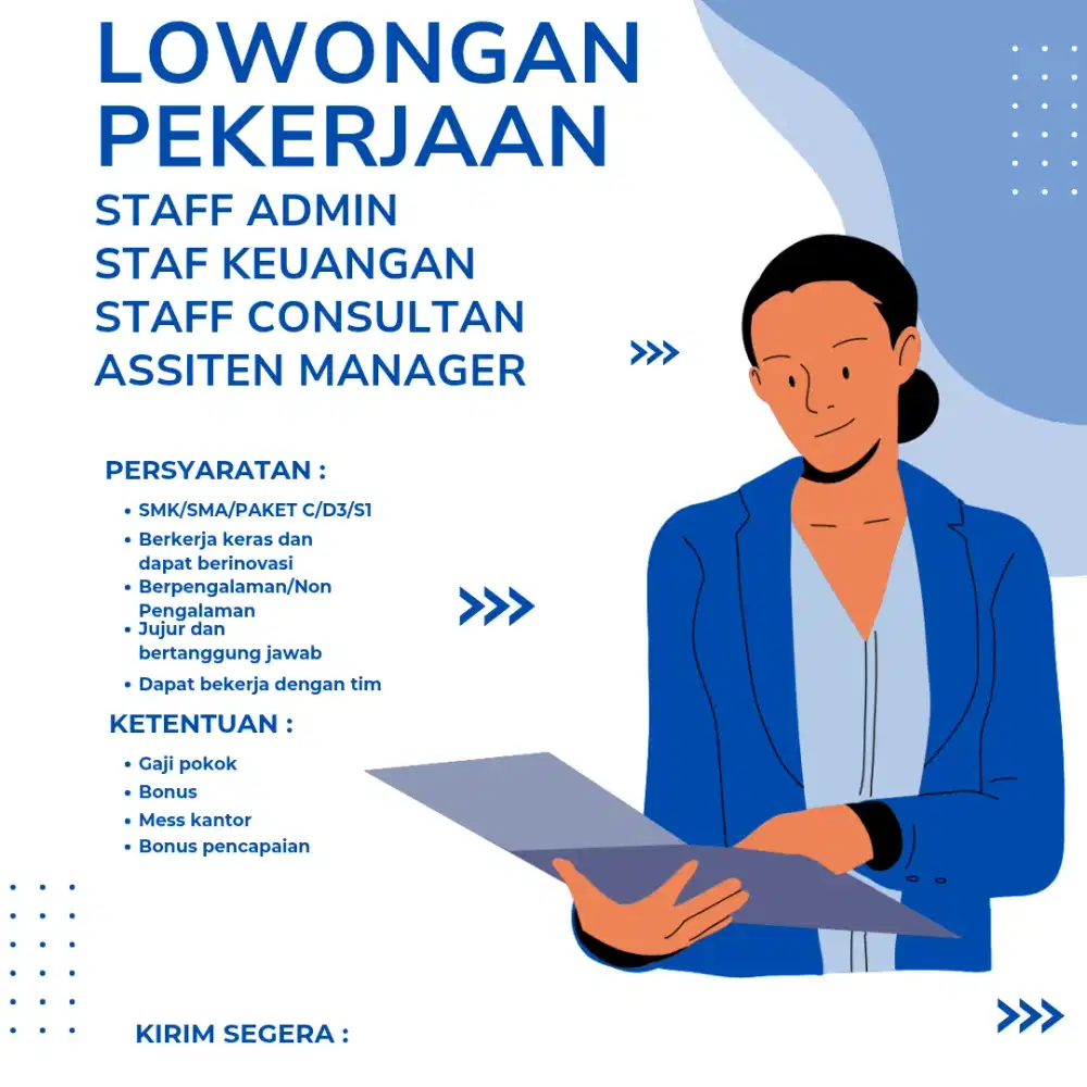 Lowongan kerja untuk 30 Orang