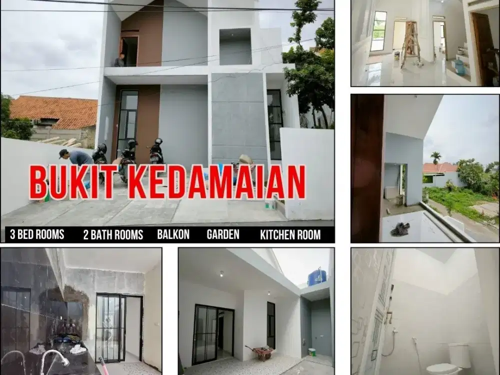 RUMAH 2 LANTAI DI JUAL MURAH TANAH NYA LUAS HARGA PROMO SAMPAI BONUS AC