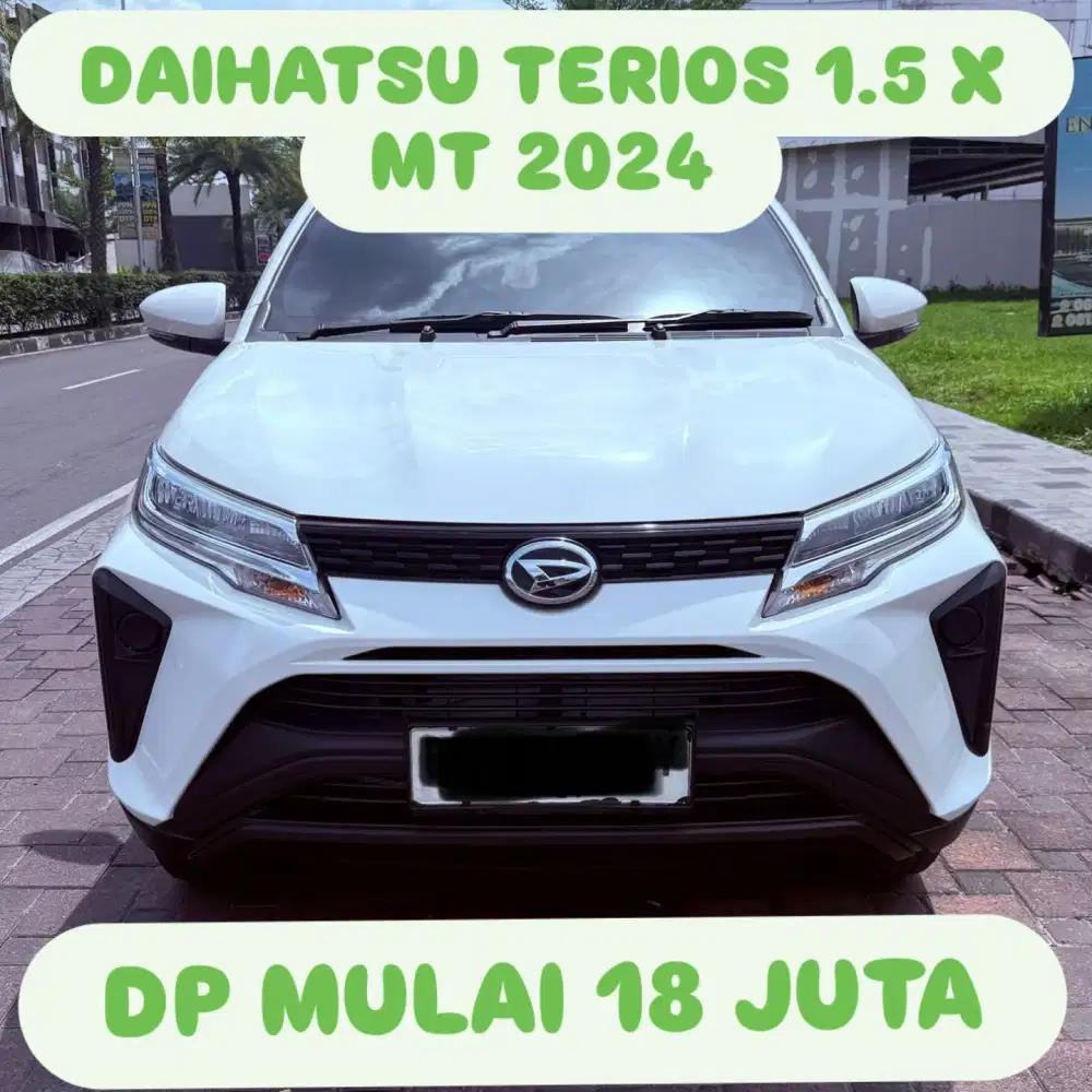 DAIHATSU TERIOS 1.5 X MT 2024 DP 18 JUTA