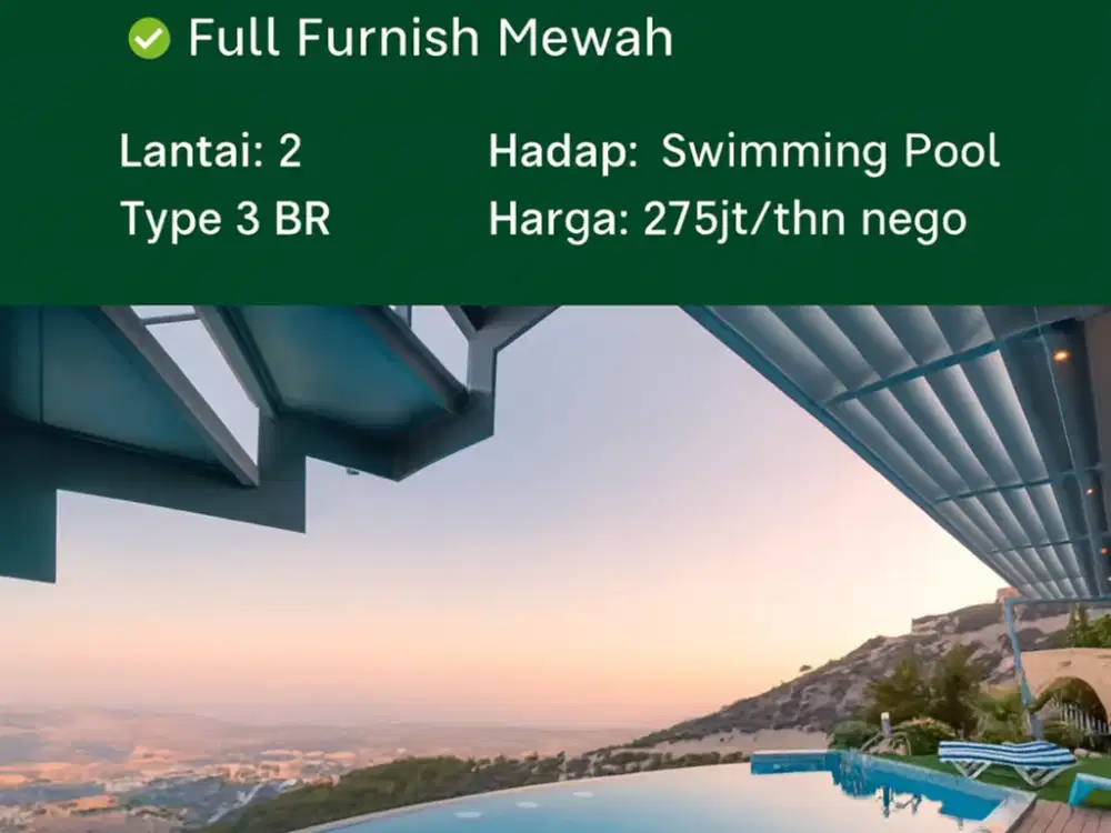 DISEWAKAN  : APARTEMENT LAVIZ /LAVIZ MANSION