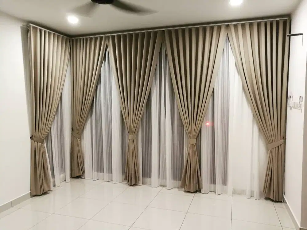 Menjual Tirai Gorden Jendela Gordyn Mewah Hordeng Model Terbaru Murah