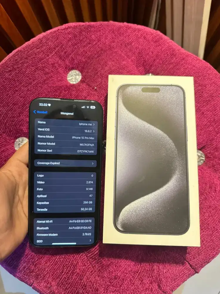 iPhone 15 promax 256 GB nominus