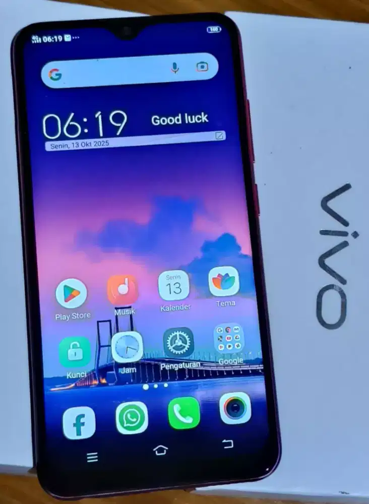 jual hp vivo layar terang amoled bagus