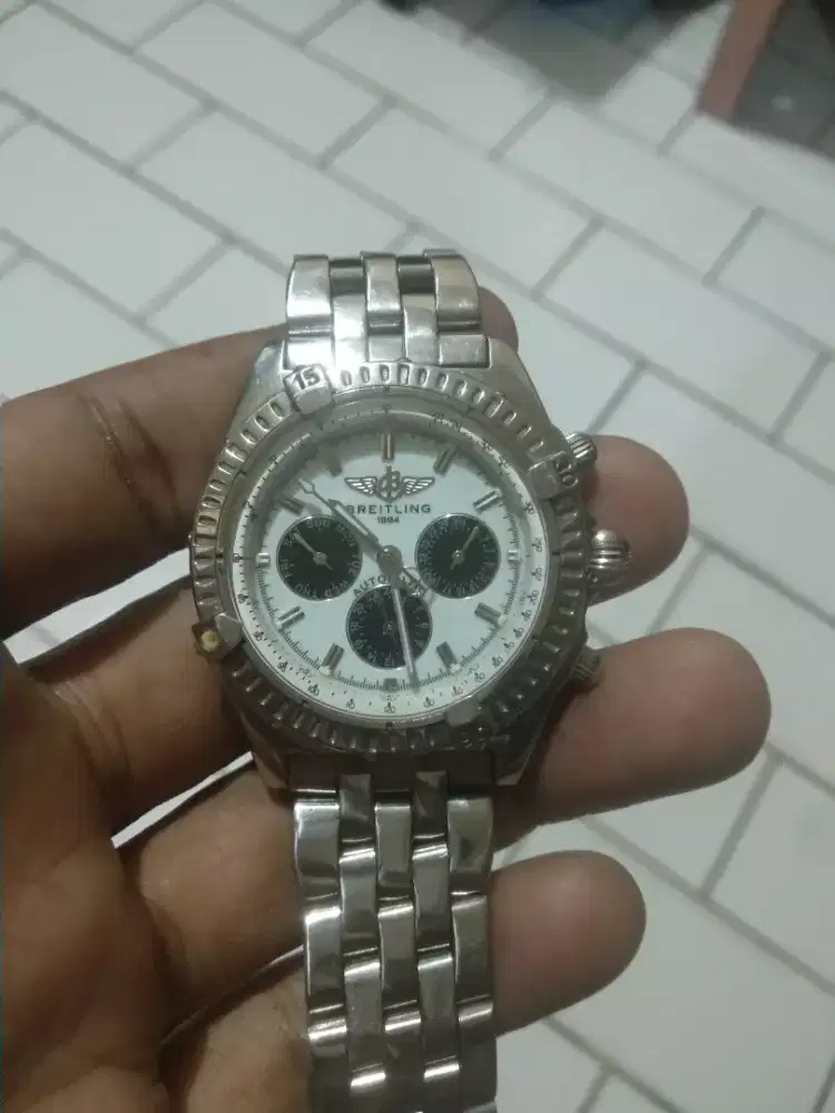 Jam tangan breitling chrono automatic japan movt
