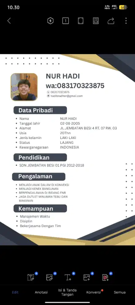 Mencari Pekerjaan Untuk Hidup Saya Lebih Baik Lagi