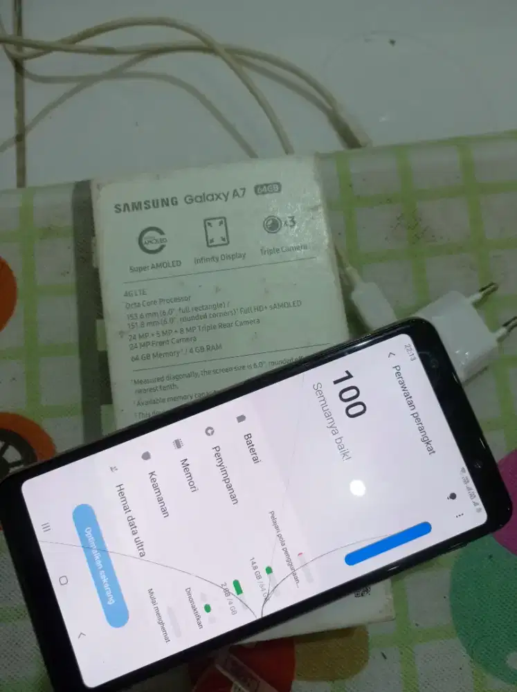 Samsung a7 4/64gb fullset
