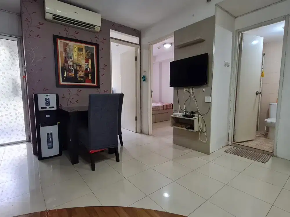 DISEWAKAN Apartemen Kalibata, PALEM Lt 8 Furnish  2 Kamar Besar, ada Water Heater