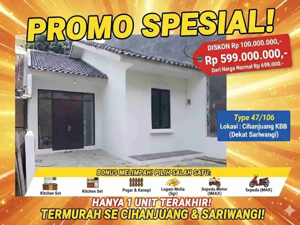 Siap Huni Murah Cihanjuang