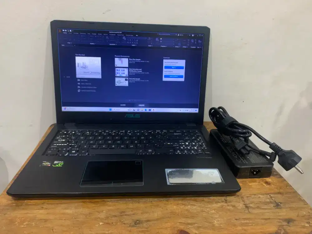 Asus F570Z Ryzen 5 GTX1050 4gb 16gb 512gb siap pakai