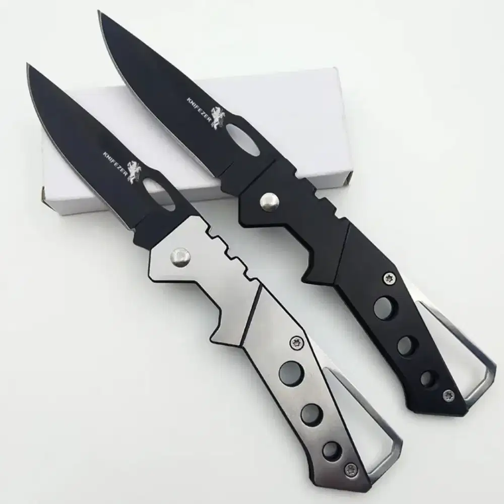 Pisau Saku Lipat Mini Serbaguna Portable Knife Survival
