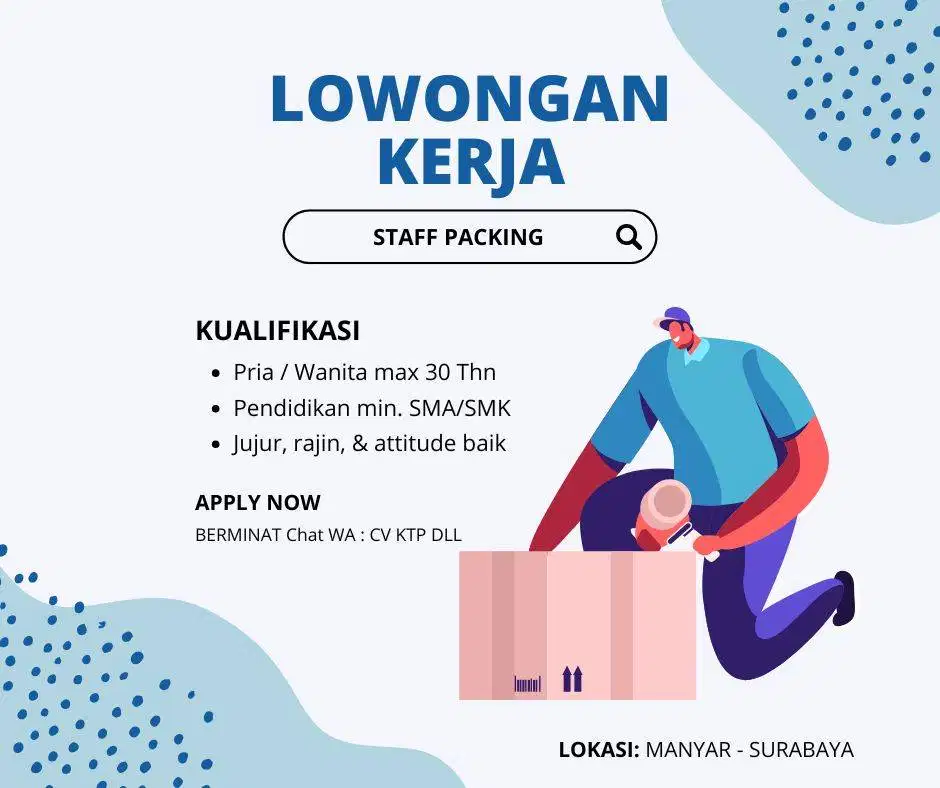 Lowongan kerja Staff Packing