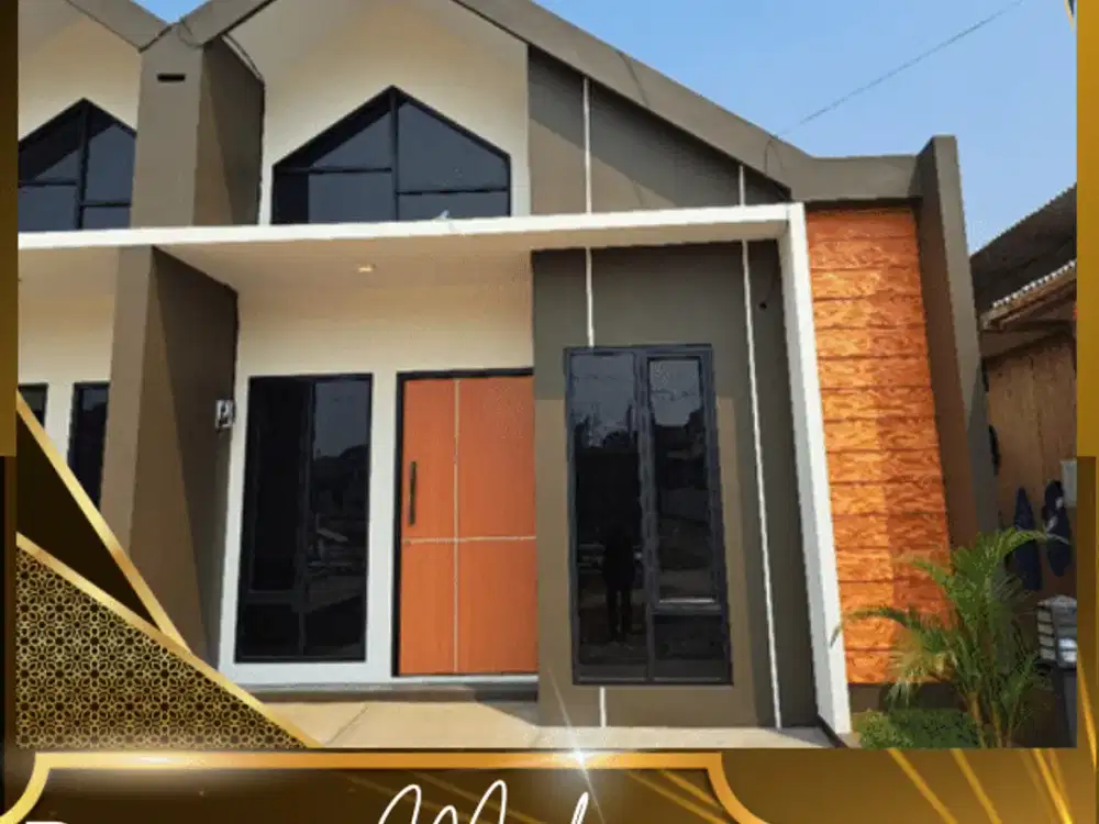 Rumah cantik 2 kamar desain modern akses strategis hanya 200 jutaan