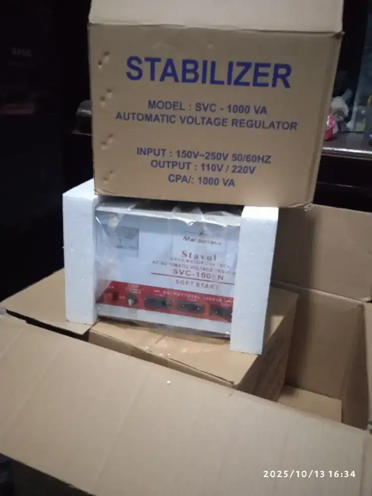 Stabilizer Matsunaga 1000 watt Baru Garansi 1 tahun