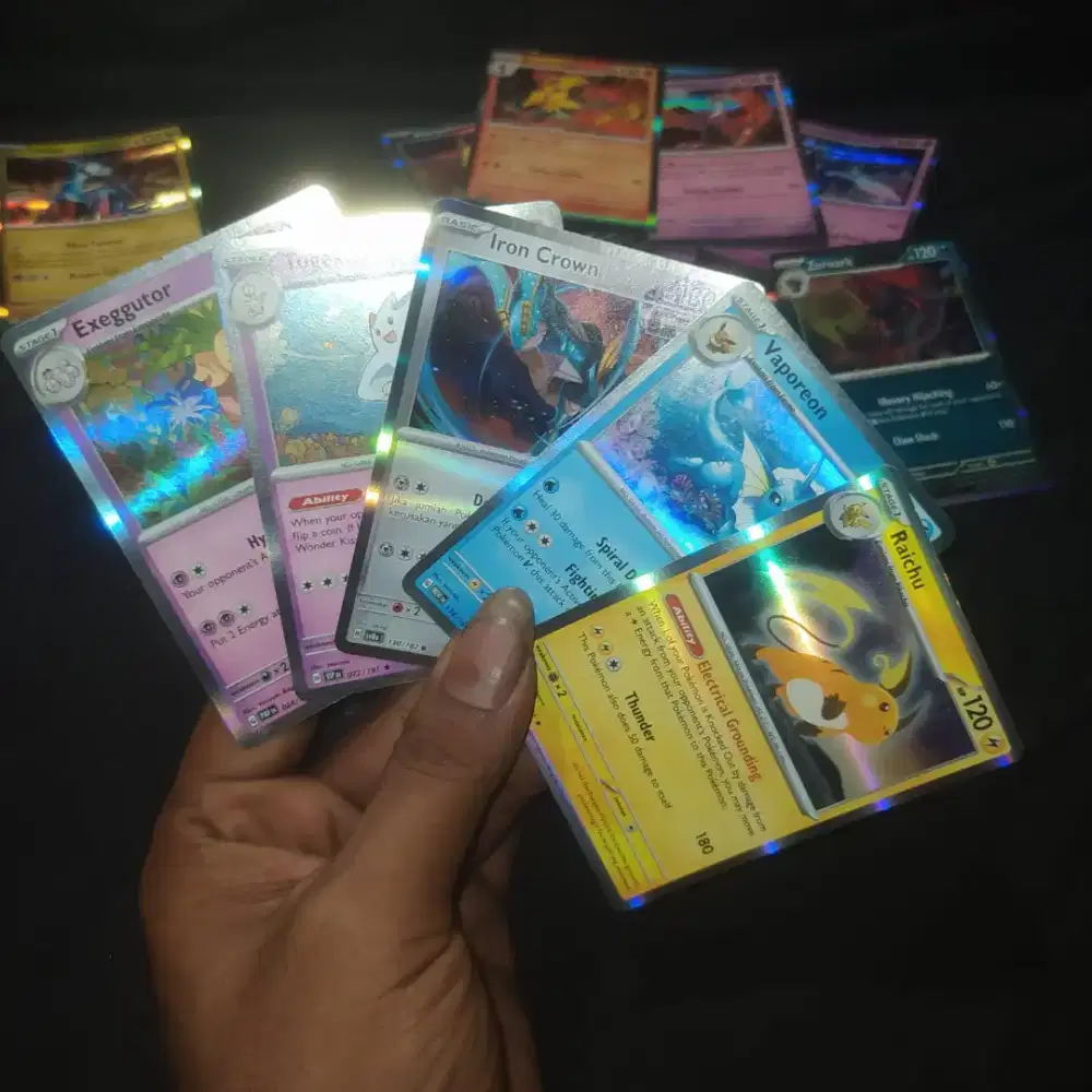 jual kartu pokemon.,minimal beli 5 kartu.