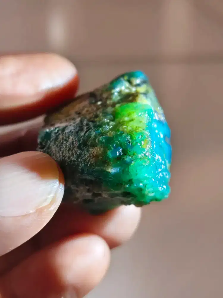 Bahan Natural Bacan Doko Kristal Ngair Giwang Jumbo Dim 35 x 25 x 21mm