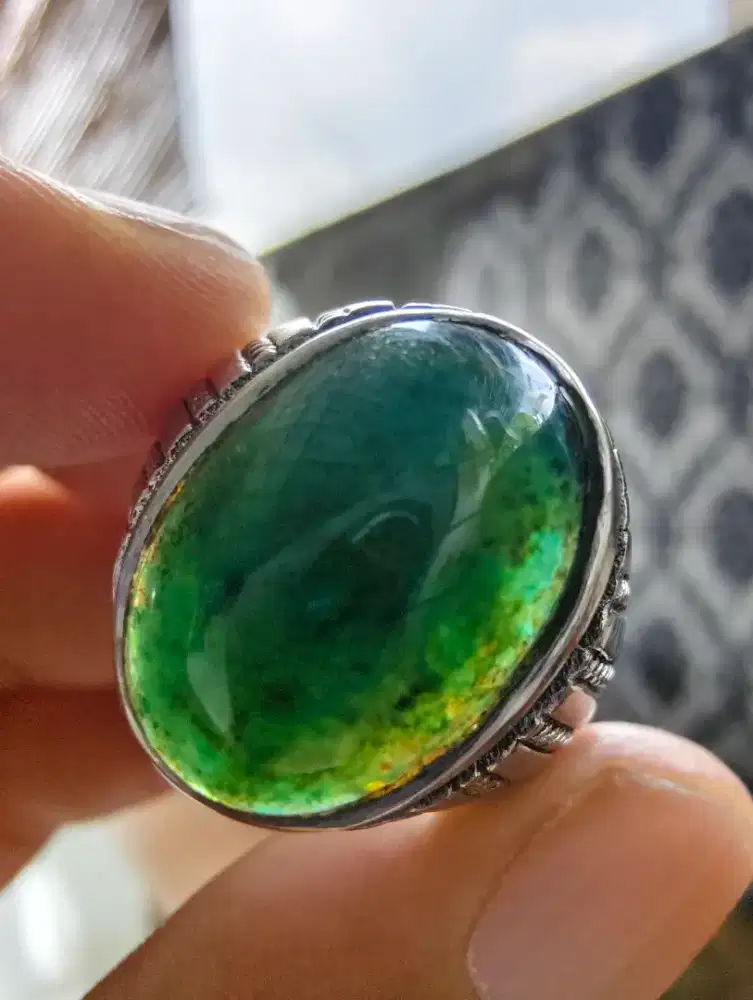 Natural Bacan Doko Hijau Ee Kebo Krista Material Coklat Merah Ajiib