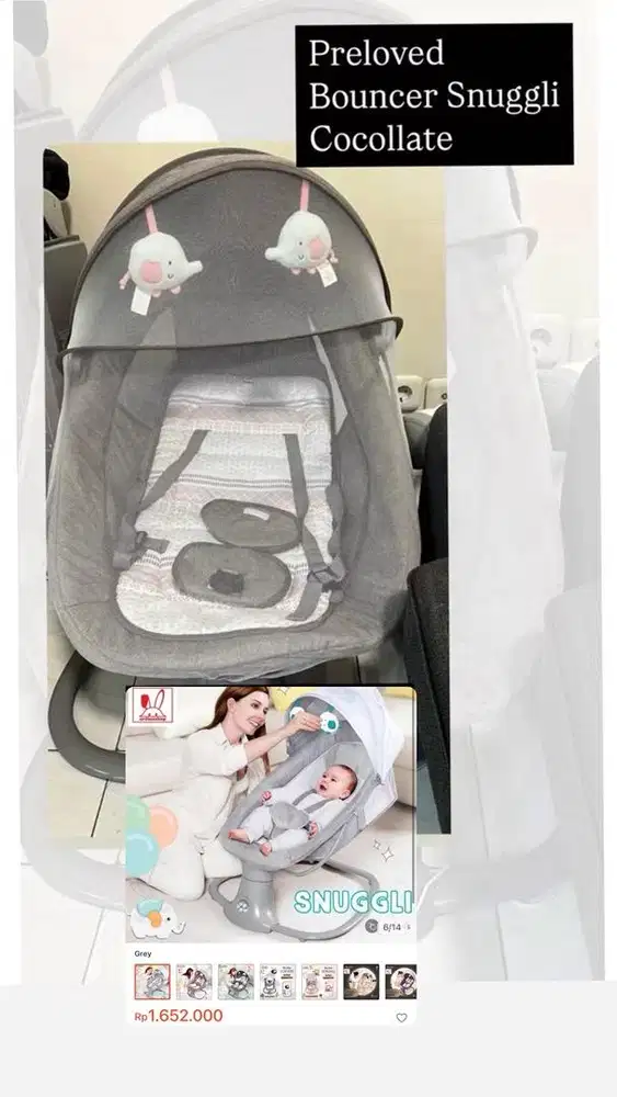 bouncer Cocolatte Snuggli Swing