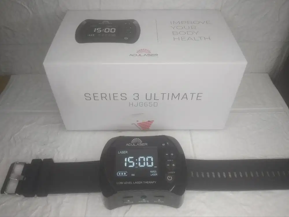 Jam Kesehatan ACULASER Ultimate Alat Terapi Jantung, Stroke, Gula, DLL