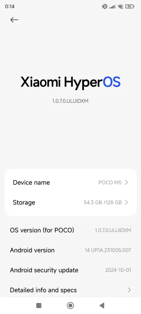 Jual POCO M5 4+2GB/128GB Mulus