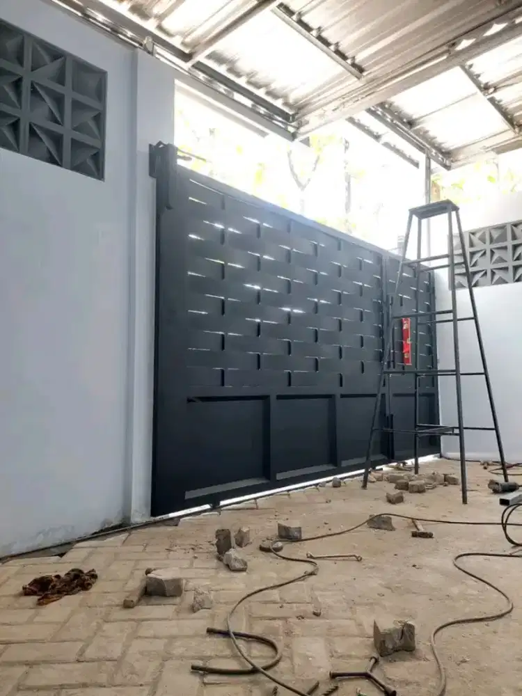 Pagar anyam  model terbaru