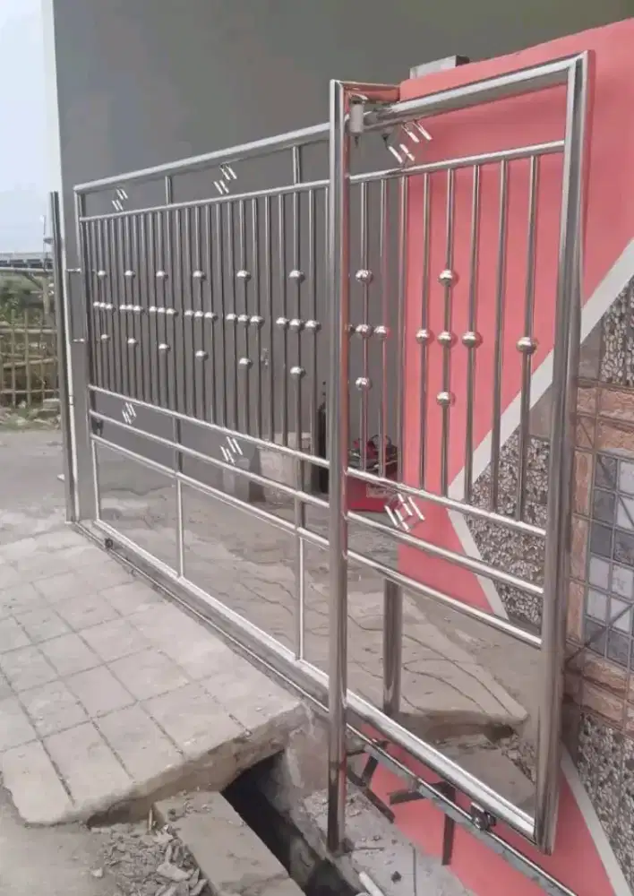 Pagar stenlis  murah