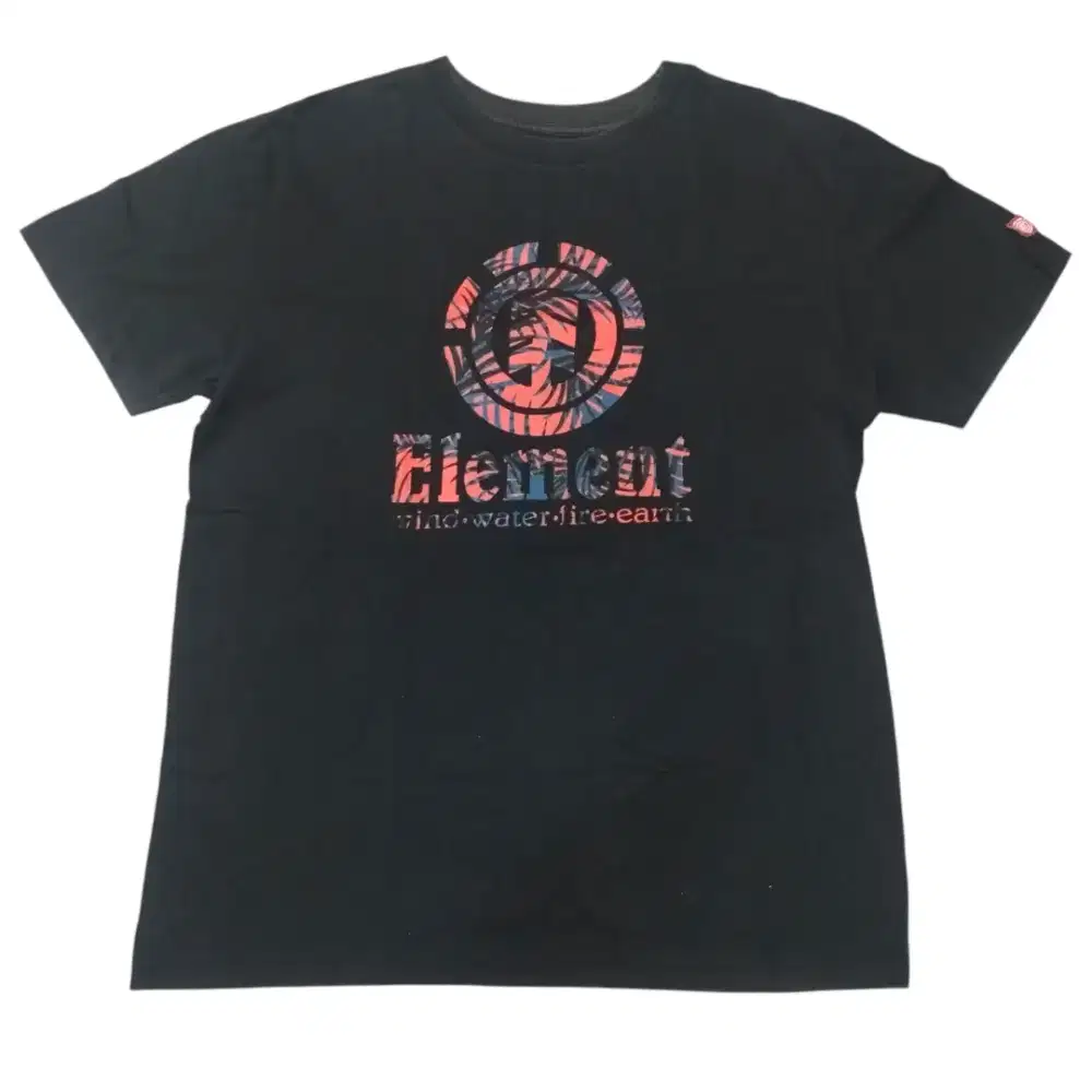 ELEMENT SKATEBOARD BLACK T-SHIRT | KAOS | BGT