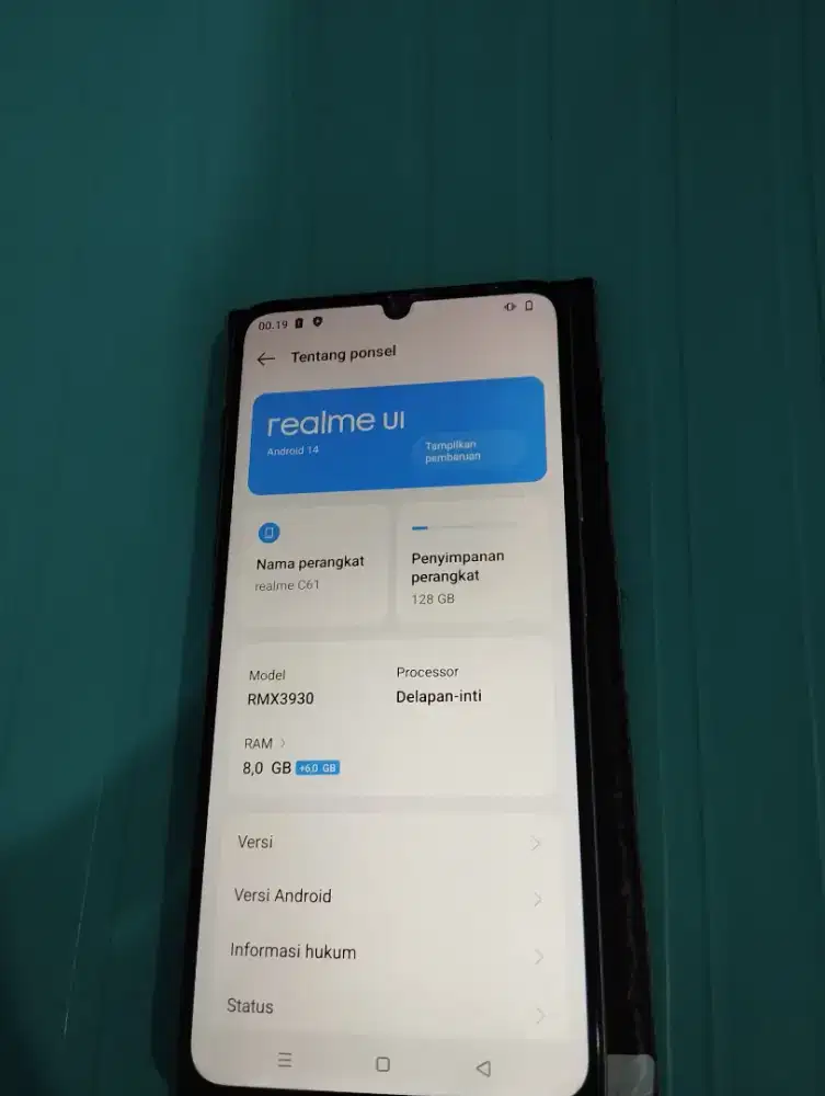 REALME C61 8/128 SUPER MULUS ABIS