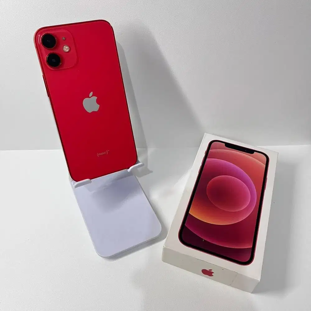 iPhone 12 Mini 128GB Red ex Garansi Resmi / iBox