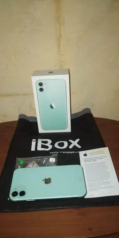 JUAL IPHONE 11 IBOX GREEN 64GB