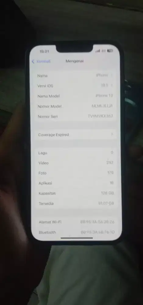 iPhone 13 Ex inter