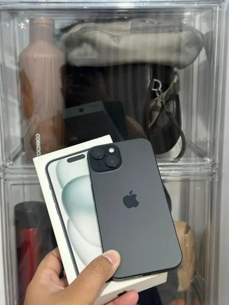 IPHONE 15 128GB BLACK IBOX GARANSI ON