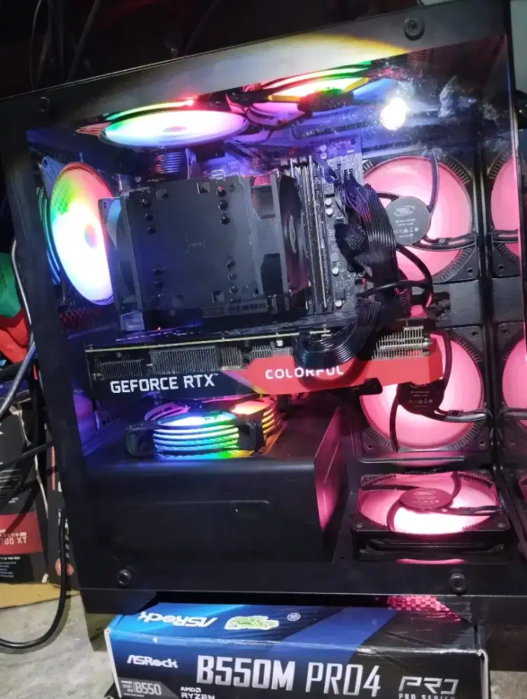 PC Rakitan Intel I5 | RTX 3060 TI LHR Colorful BattlAx 8GB | Ram 32GB
