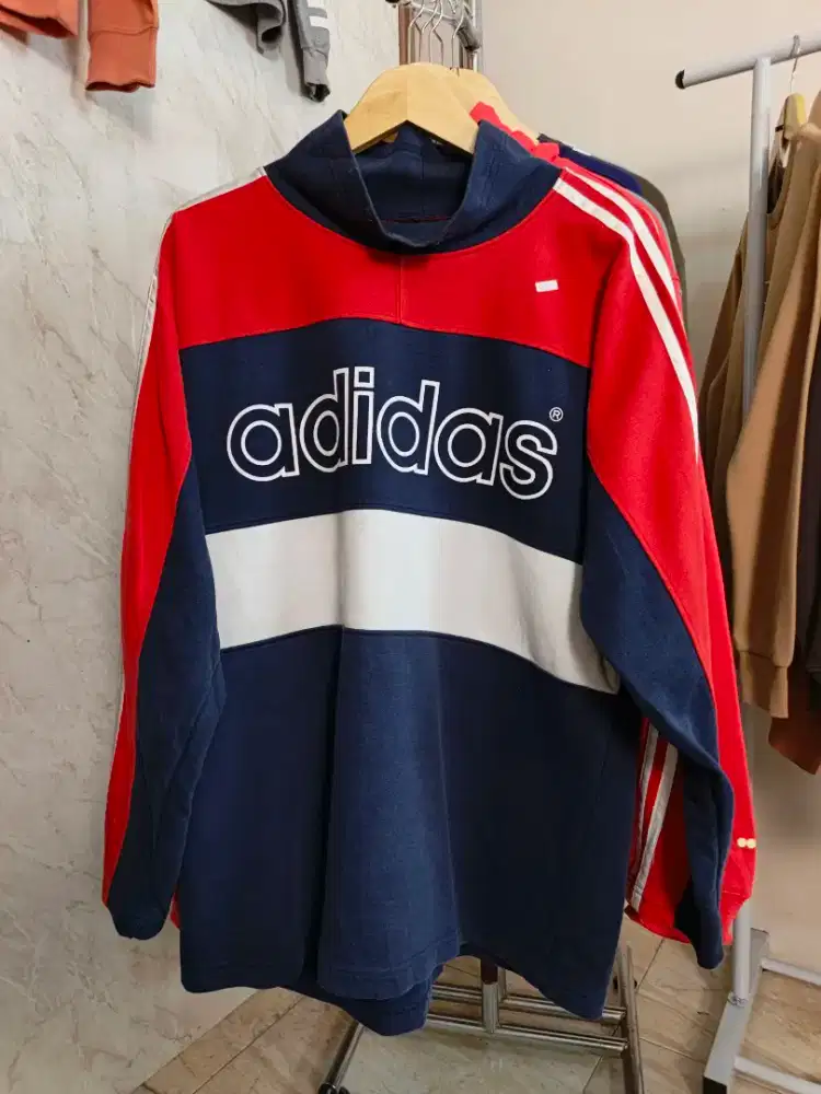 CREWNECK ADIDAS 3 COLOUR BIG LOGO