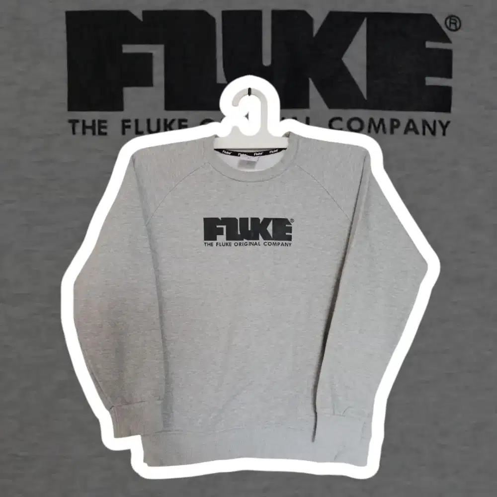 Crewneck fluke ukuran L