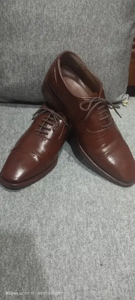 Sepatu pantofel Ferragamo Boergue Size 40 coklat
