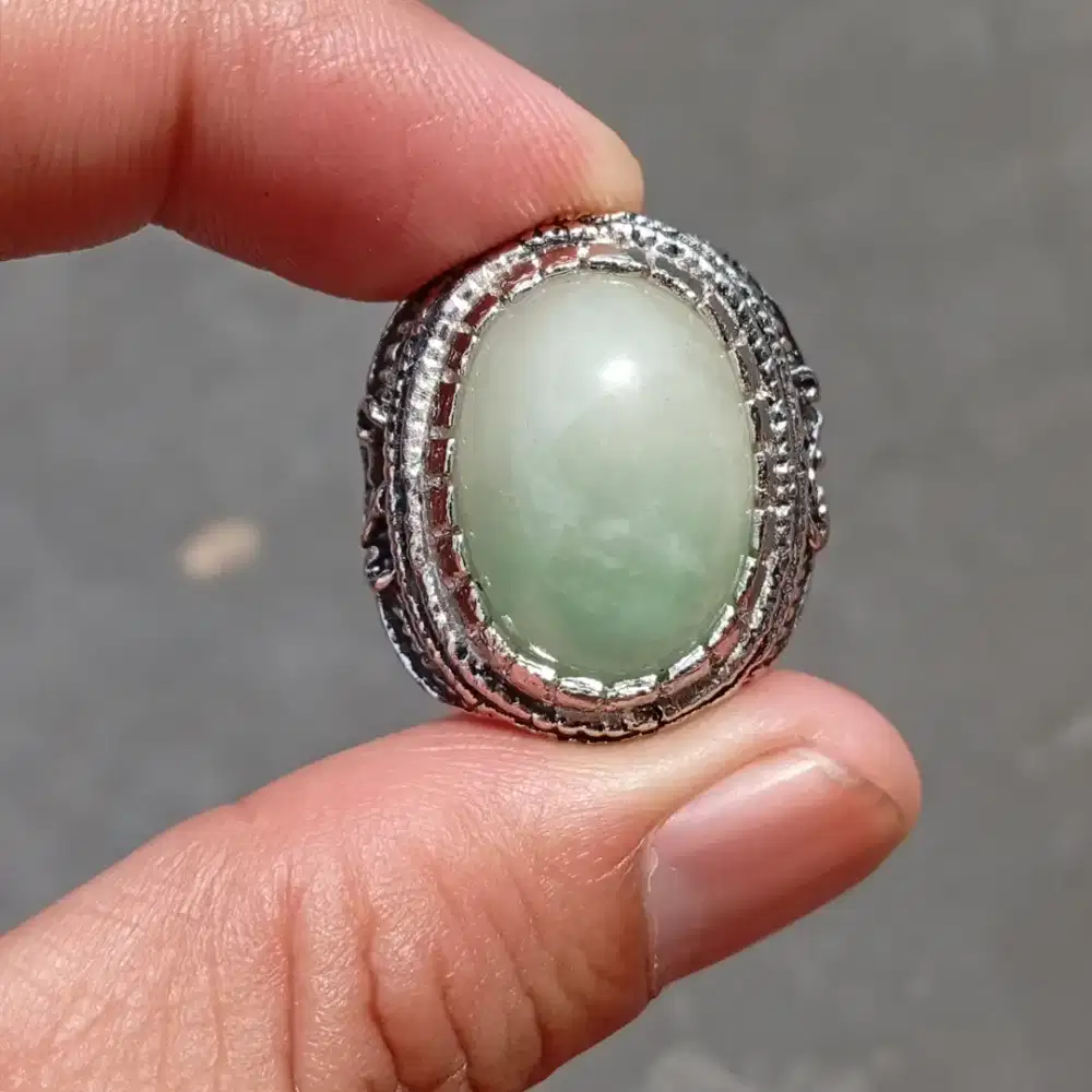 Giok 2 warna Myanmar Burma type B 20 ct