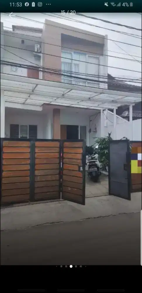 Disewakan rumah 2 lantai strategis