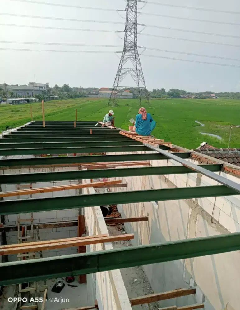 Rangka atap cnp penutup spandek