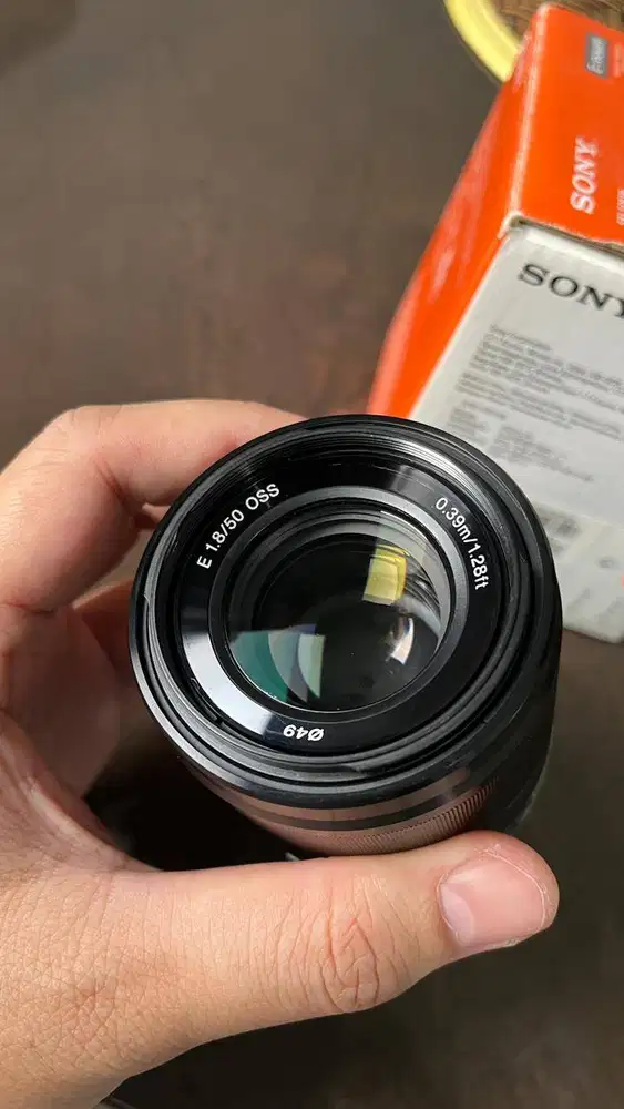 Lensa Sony E50 f1.8 Siap Pakai