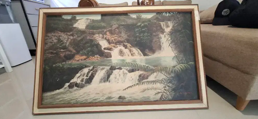 Lukisan Pemandangan Air GA Kadir 1977