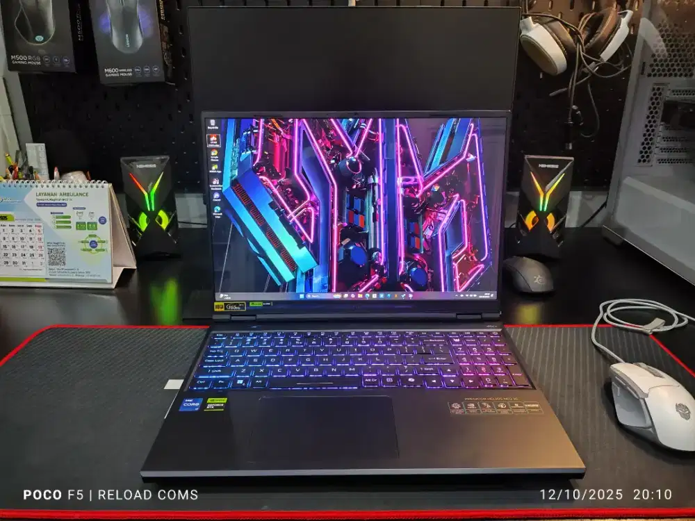 HELIOS NEO 16 i7 14700HX RTX 4060 1TB RESMI FULLSET