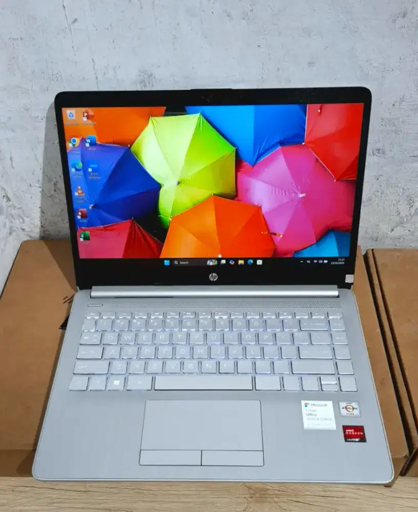 Laptop HP 14s-DK1507AU
AMD Athlon Silver Setara i3 gen 10 Ram 8/512