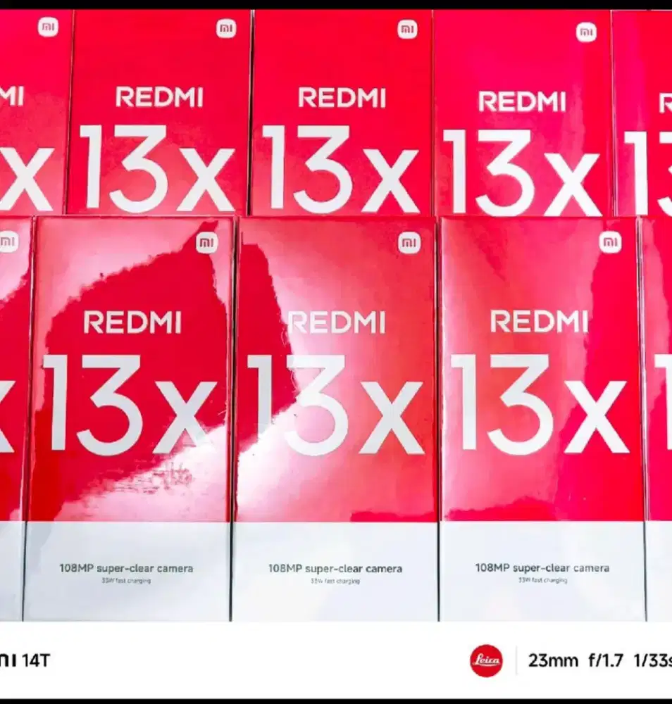 Murah hp new Redmi 13x 8/128 grs resmi bs TT